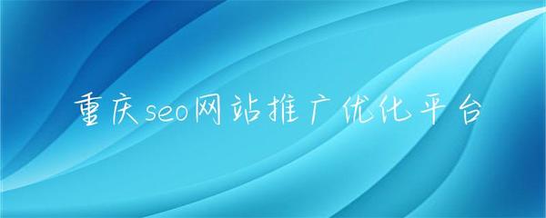 重庆seo网站推广优化平台